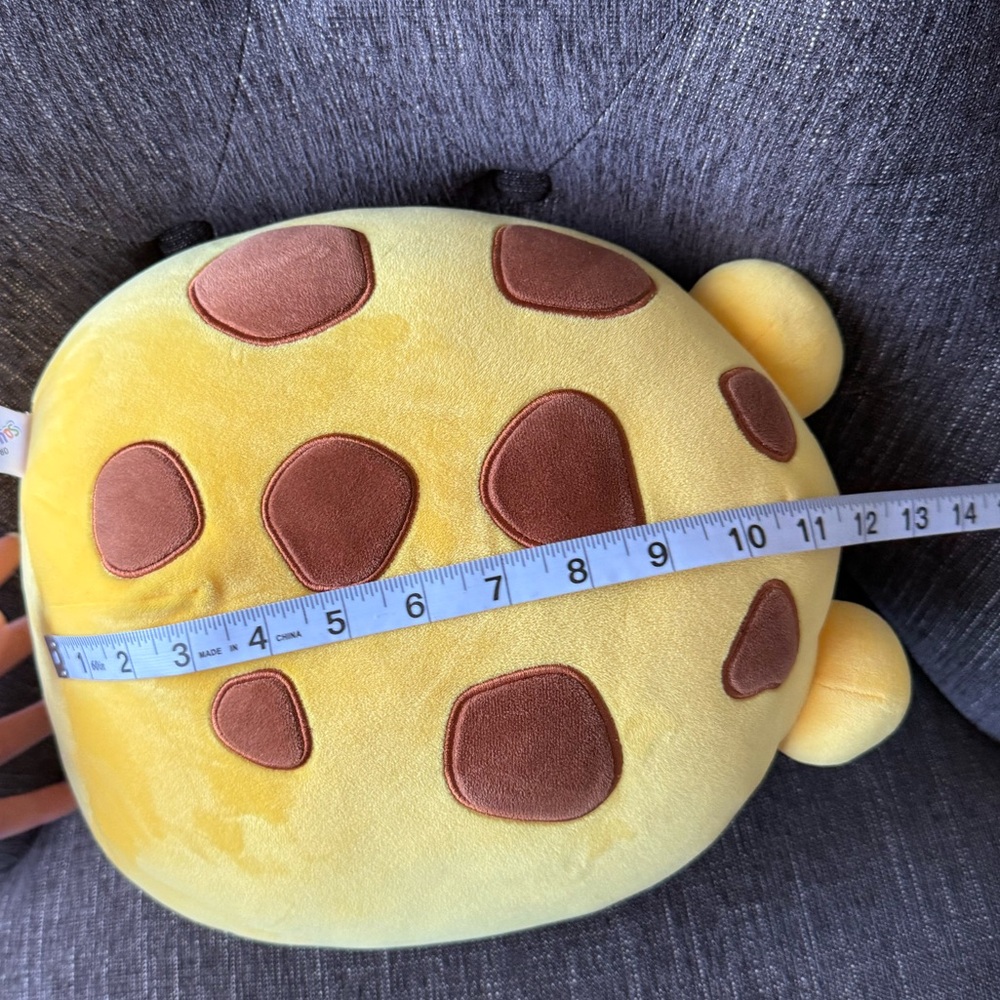 Leigh the Yellow Frog Squishmallow – 12” - Picture 4 of 7